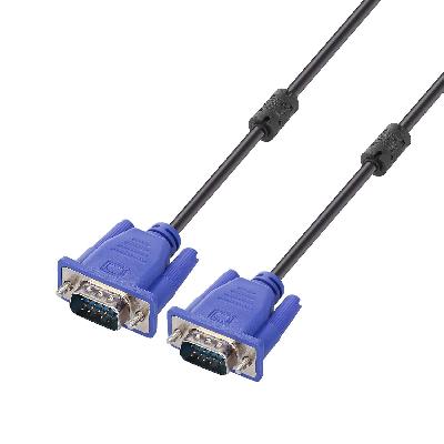 Black And Blue VGA Cable
