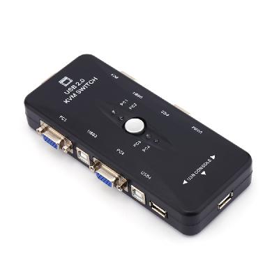 ANDTRONICS 4 Port USB 2.0 KVM Switch