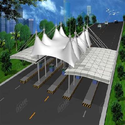 Toll Plaza Tensile Structure Work