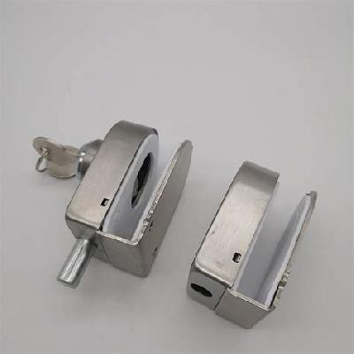 Fully Frameless Glass Door Lock For Single Door With Given Accessories