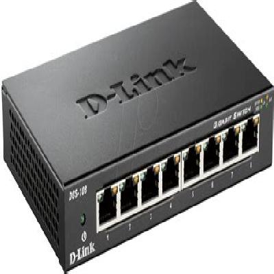 D-Link DGS-108 8-Port Gigabit Ethernet Switch