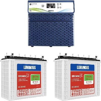 Luminous Zelio Inverter Battery Combo