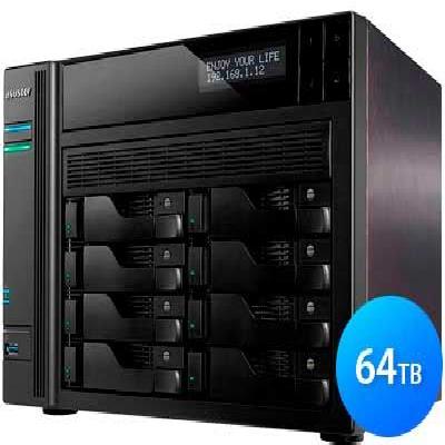 ASUSTOR 8-BAY DESKTOP NETWORK ATTACHED STORAGE AS6208T