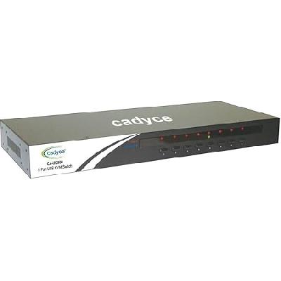 Cadyce  8-port USB KVM Switch