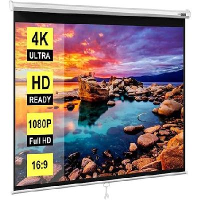 Manual Pull Down Projector Screen