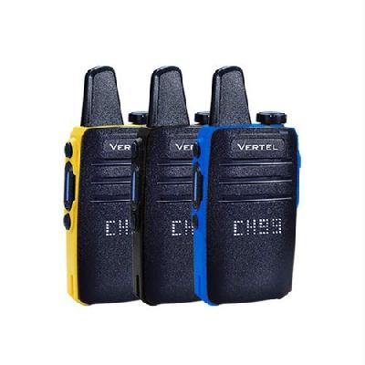 Vertel License Free Smart Talky Walkie Talkie 2.5km Line Of Sight