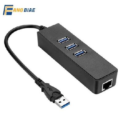 Winstar WS-UH3031 USB3.0 Hub with Gigabit Ethernet Adapter