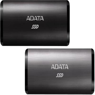 A-Data100% Original Company Se760 USB Type-C 256GB External Solid State Drive, Titan Gray