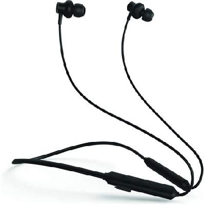Motorola 100 ORIGINAL COMPANY Verve Rap 250 Flexible Neckband in-Ear Headphones with Alexa (Black)