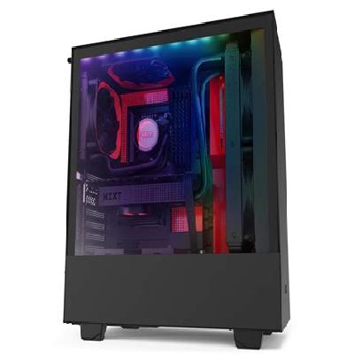 Nzxt H510i Mid Tower Gaming Cabinet With Side Glass Panel