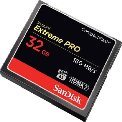 SanDisk 32 GB Extreme PRO CompactFlash Memory Card