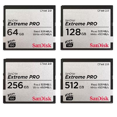 SanDisk 64 GB Extreme PRO CFast 2.0 Memory Card