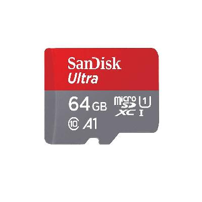 SanDisk 64 GB Ultra PLUS MicroSD UHS-I Card