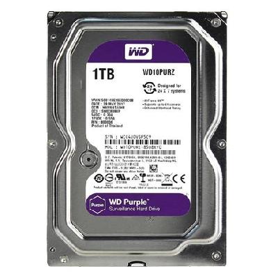 WD Purple 1TB  Hdd WD-10PURZ