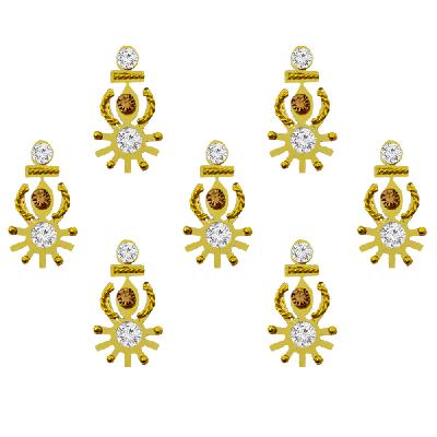 Comet Busters Beautiful Green Crystal Bindi (10 mm) (BIN454)