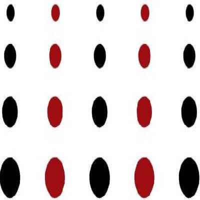 Comet Busters Black and Red Round Tiny Bindis (2 mm) (BIN952)