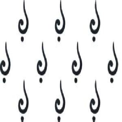 Comet Busters Black Bindi (BIN362)