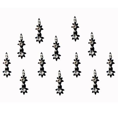 Comet Busters Black Bindis Fancy (BIN434)