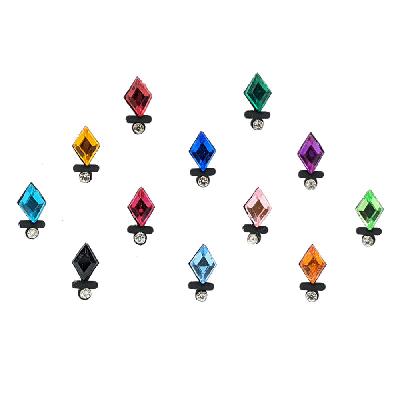 Comet Busters Black Fancy Bindis (bin063)