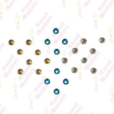 Comet Busters Blue Square Bindi (5 Mm) (bin182)