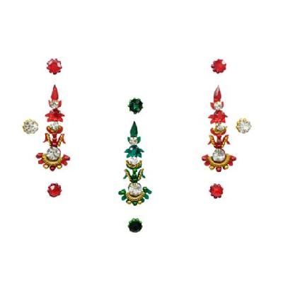 Comet Busters Designer Green Bindi (bin351)