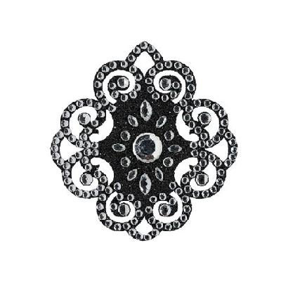Comet Busters Glitter Black Temporary Tattoo Body Jewels (bj225)