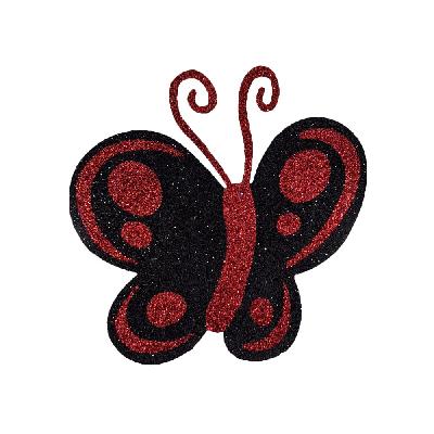 Comet Busters Glitter Red Eyeliner Stickers (eye002)