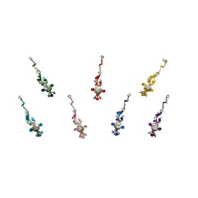 Comet Busters Green Traditional Long Bindis (BIN030)
