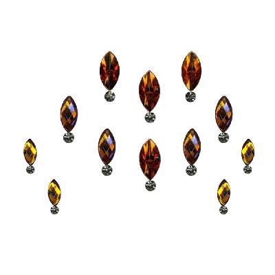 Comet Busters Light Pink Swarovski Crystal Bindis With Diamond (bin103)