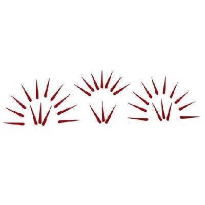 Comet Busters Maroon Tilak Bindis With Dots (BIN959)