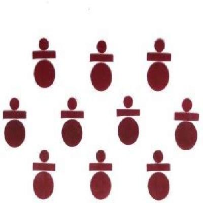 Comet Busters Maroon Traditional Bindis (BIN255)