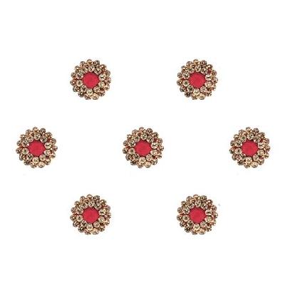 Comet Busters Red Round Swarovski Crystal Bindi (4 mm) (BIN323)
