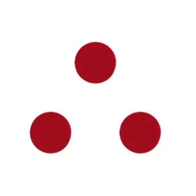 Comet Busters Round Red Maroon Bindi For Women (6 mm) (BIN115)