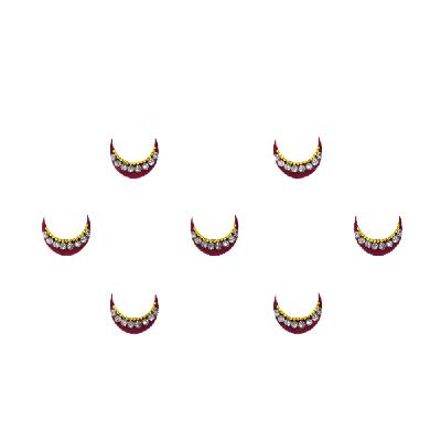 Comet Busters Traditional Maroon Bindi (BIN282)