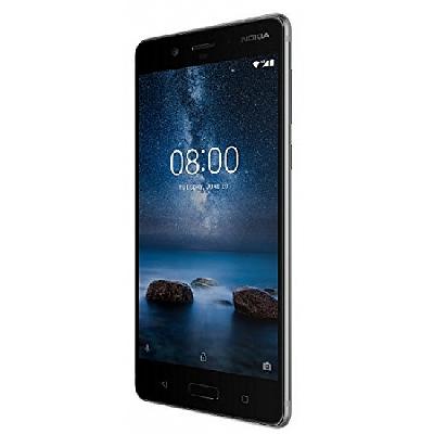 Nokia 8 ,Steel Color ,64GB , Refurbished,WITH BILL AND 6 MONTHS MANUFACTURER WARRANTY