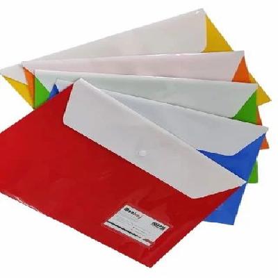 Double Pocket Button Folder