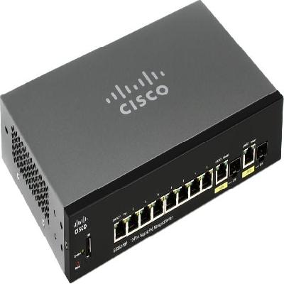 Cisco SG350-10P 10-Port Gigabit PoE Managed Switch