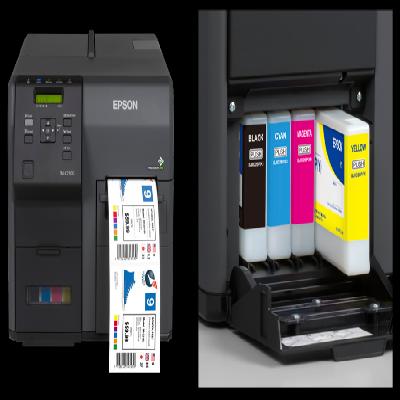 CMYK EPSON C7510G COLOR WORKS INKJET COLOR LABEL PRINTER