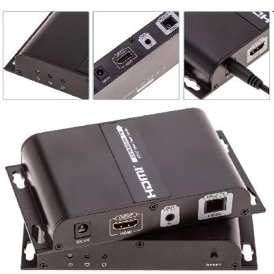 HDMI Fiber Optic Converter Extender Single Mode Upto 20 kms for Office