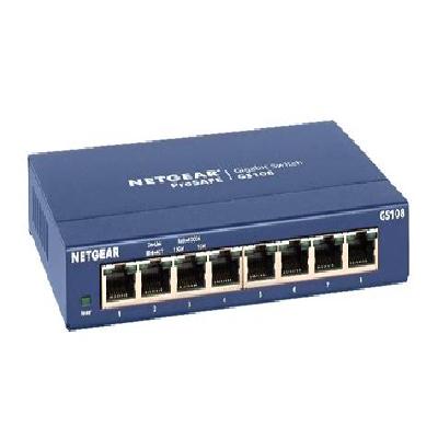 NETGEAR 8-Port Gigabit Ethernet Unmanaged PoE Switch (GS108LP)