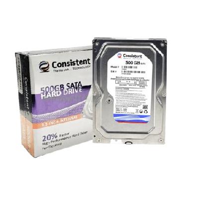 Consistent 500GB hard disk