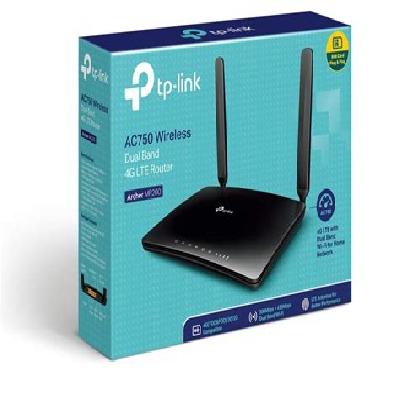TP Link Archer MR200 AC750 Wireless Dual Band 4G LTE Router