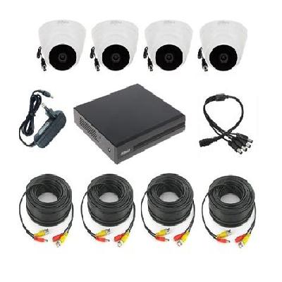 Cp Plus Cp-Plus 8 Ch Dvr and 4 Domir and 4 Bullet Ir -720 Tv Cctv Camera Surveillance System