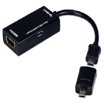 Unitek MHL USB-A(F) to HDMI 1.95m W USB-A(M) Connector Cable (Y- M101AWH)