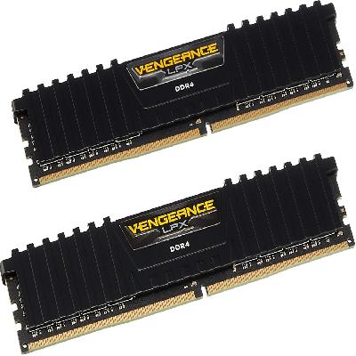 CORSAIR 8GB Vengeance LPX DDR4 PC4 19200 2400MHz Desktop Memory Red