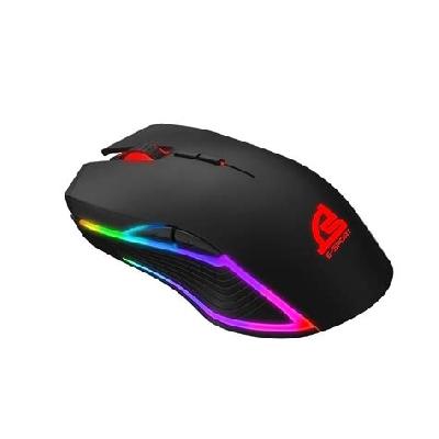SIGNO Gaming Mouse Black And Red