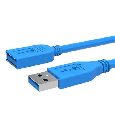 Blue USB 3.0 Extension Cable - A-Male to A-Female