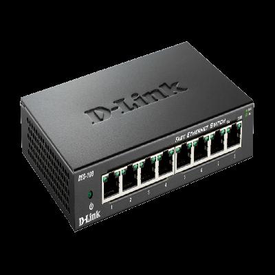 D Link 8 Port Switch