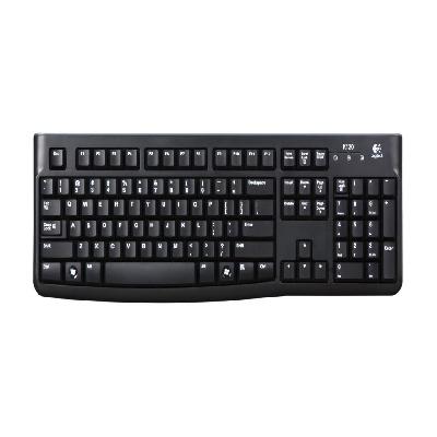 Logitech K120 Wired Keyboard (Black)