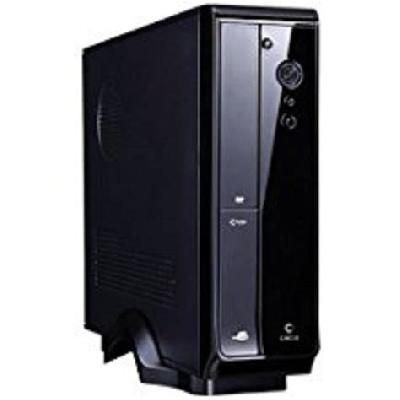 Circle Lil Desktop Computer Cabinet - Black